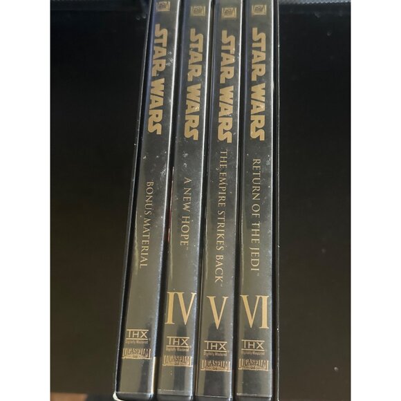 Star Wars Trilogy DVD Set/4 2004 IV, V, VI and Bonus DVD - Picture 6 of 9